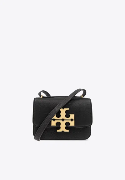 Tory Burch Eleanor Small Convertible Leather Shoulder Bag In Black