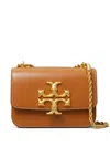 Tory Burch Eleonor Logo Plaque Small Shoulder Bag In Orange Lily