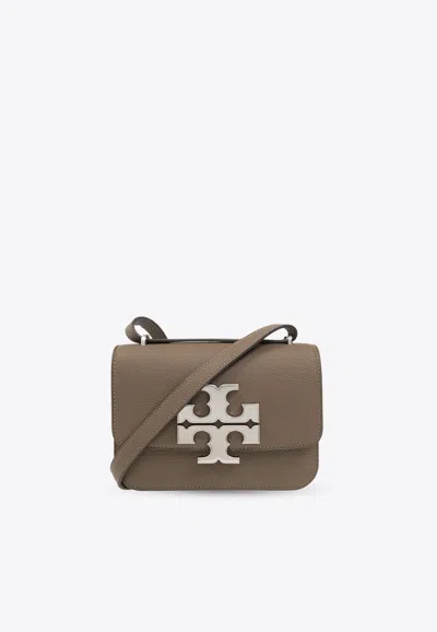 Tory Burch Pebbled Leather Small Eleanor Shoulder Bag In Brown