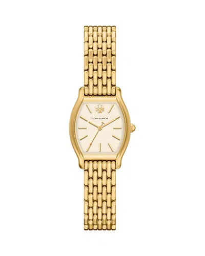 Tory Burch Small Eleanor Curve Watch, 23mm X 31mm In Gold