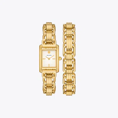 TORY BURCH SMALL ELEANOR DOUBLE WRAP WATCH