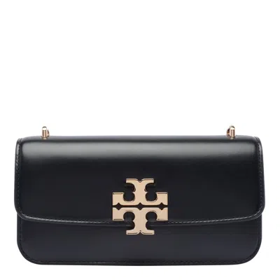 Tory Burch Small Eleanor E/w Convertible Shoulder Bag In Black