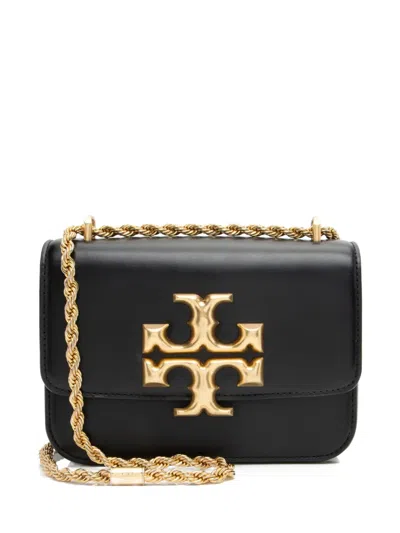 Pre-owned Tory Burch Small Eleanor Leather Chain-strap Shoulder Bag In Black