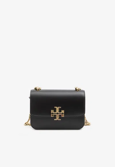 Tory Burch Small Eleanor Leather Crossbody Bag In Black