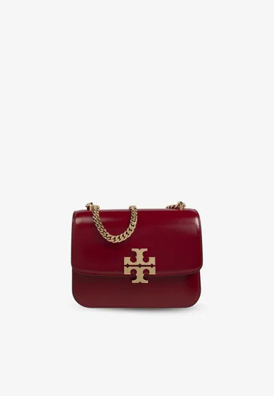Tory Burch Small Eleanor Leather Crossbody Bag In Red