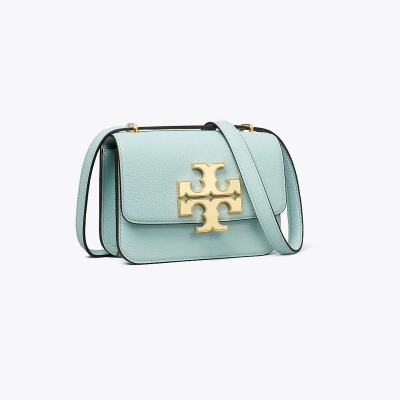 Tory Burch Small Eleanor Pebbled Bag In Blue
