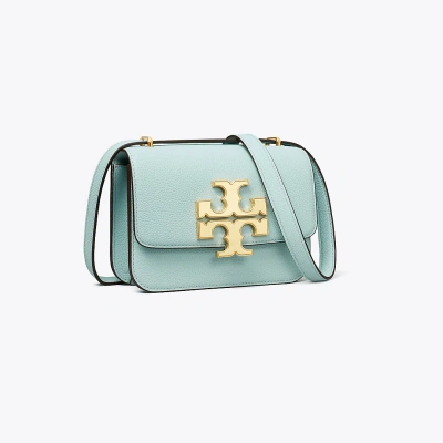 Tory Burch Small Eleanor Pebbled Bag In Larimar