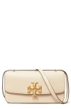 Tory Burch Small Eleanor Rectangular Convertible Leather Shoulder Bag In New Cream