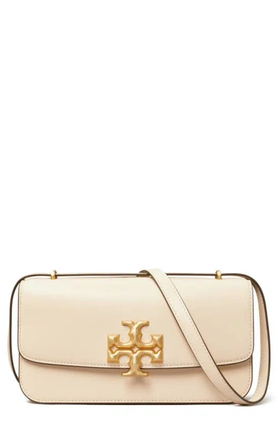Tory Burch Small Eleanor Rectangular Convertible Leather Shoulder Bag In New Cream