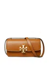 Tory Burch Small Eleanor Rectangular Convertible Leather Shoulder Bag In Brown