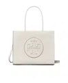 Tory Burch Small Ella Bio Faux-leather Tote Bag In White