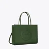 Tory Burch Small Ella Bio Tote In Basil