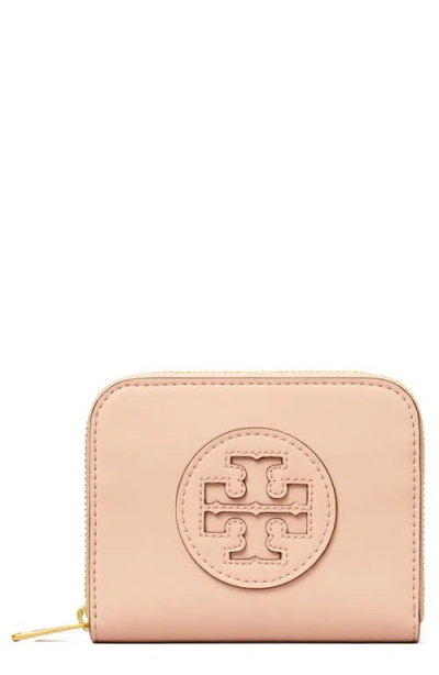 Tory Burch Small Ella Bio Zip Wallet In Pink Dawn