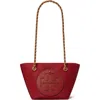 Tory Burch Small Ella Chain Convertible Crossbody Bag In Ruby