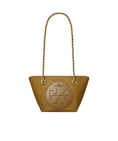 Tory Burch Small Ella Chain Crossbody Bag In Brown