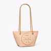Tory Burch Small Ella Chain Crossbody In Rose Dawn