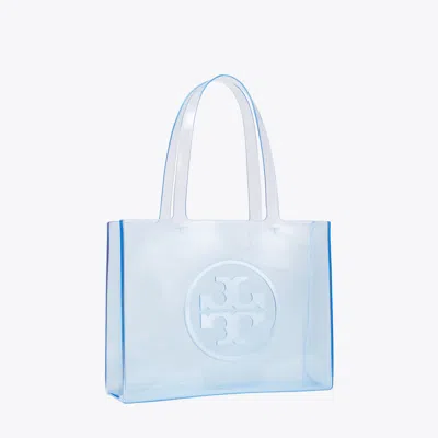 Tory Burch Small Ella Clear Tote In Blue