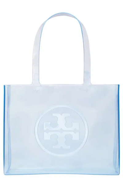 Tory Burch Small Ella Clear Tote In Blue