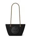 Tory Burch Small Ella Chain Convertible Crossbody Bag In Black