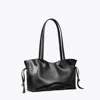 Tory Burch Small Ella Drawstring Tote In Black