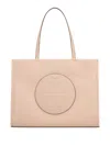 Tory Burch Small Ella Embossed Tote Bag In Pink