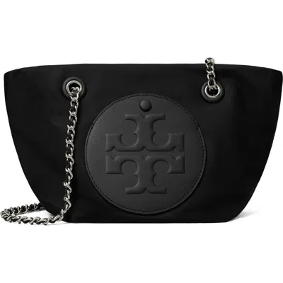 Tory Burch Small Ella Logo Detail Crossbody Bag In Black