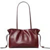 Tory Burch Small Ella Natuura™ Drawstring Tote In Burgundy