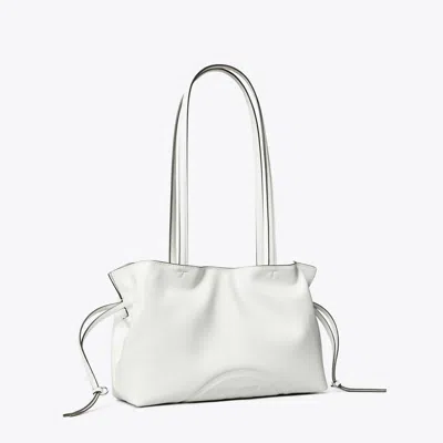 Tory Burch Small Ella Natuura™ Drawstring Tote In White