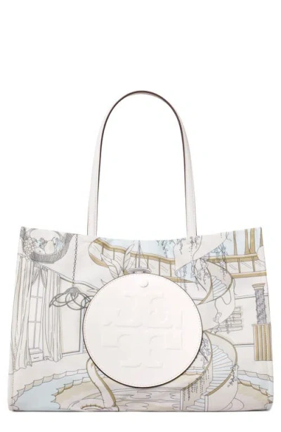 Tory Burch Small Ella Print Tote In Multi