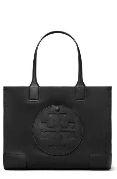Tory Burch Ella Logo Tote Bag In Black