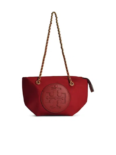 Tory Burch Small Ella Red Nylon Bag