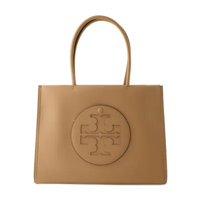 Tory Burch Small Ella Shopper Bag In Beige