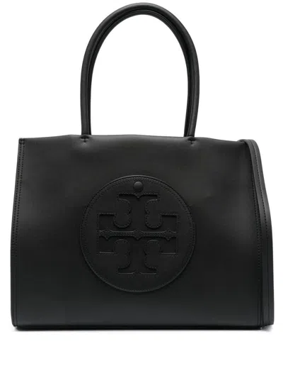 Tory Burch Small Ella Shopping Bag In Black