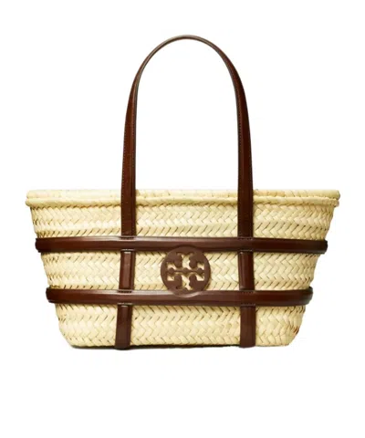 Tory Burch Small Ella Straw Basket