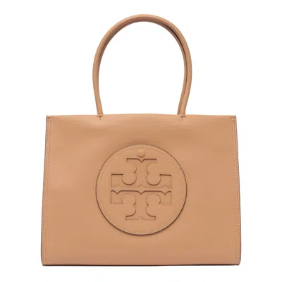 Tory Burch Small Ella Tote Bag In Light Sand