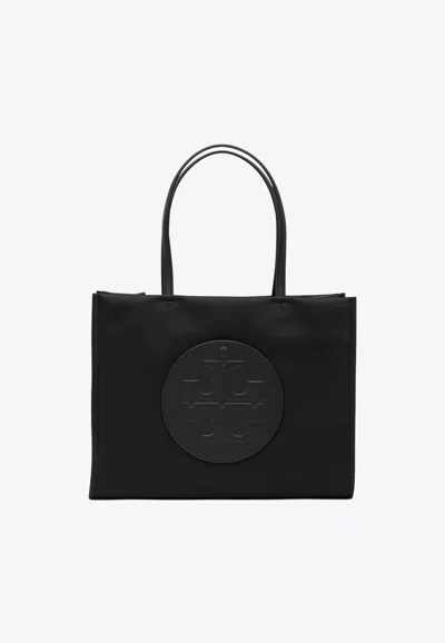 Tory Burch Small Ella Tote Bag In Black