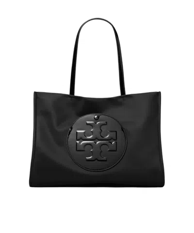Tory Burch Small Ella Tote Bag In Black