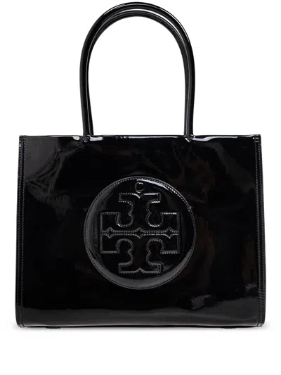 Tory Burch Mini Ella Bio Tote In Black