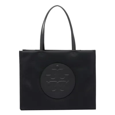 Tory Burch Small Ella Tote In Black