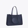 Tory Burch Small Ella Tote In Blue