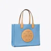 Tory Burch Small Ella Tote In Dauphin Blue
