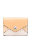 Tory Burch Small Envelope Leather Wallet In Pink