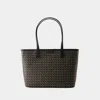 Tory Burch Small Coated Cotton Zip Tote Bag