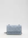 Tory Burch Small Fleming Bag In Blue