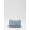Tory Burch Small Fleming Bag In Blue