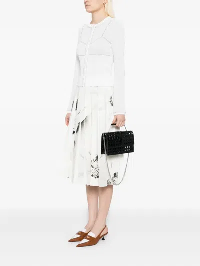 Tory Burch Small Fleming Cage Convertible Crossbody Bag In Black