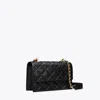 Tory Burch Small Fleming Convertible Shoulder Bag In Black