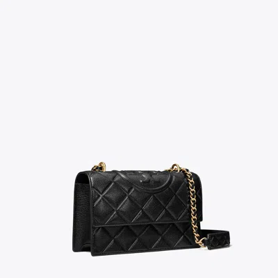 Tory Burch Small Fleming Convertible Shoulder Bag In Black