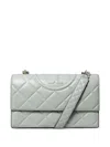 Tory Burch Small Fleming Convertible Shoulder Bag In Grey