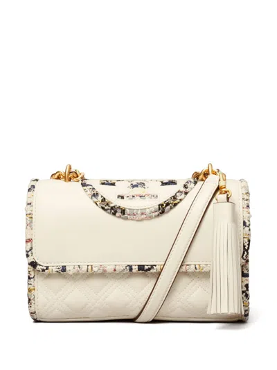 Tory Burch Small Fleming Convertible Shoulder Bag In Neutral